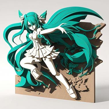 3D model Hatsune Miku Project Diva X game (STL)